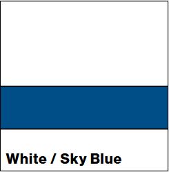 White/Sky Blue LASERMAX 1/16IN - Rowmark LaserMax